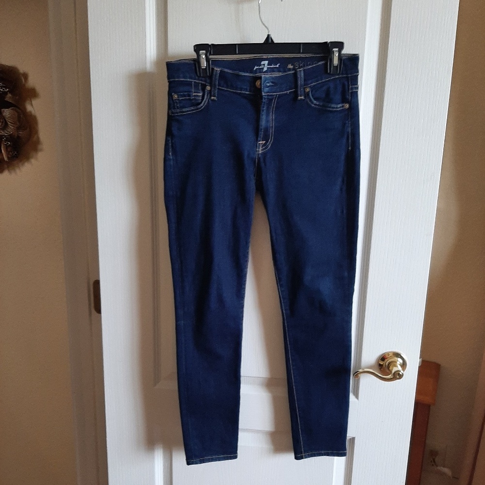7 for all Mankind size 28 skinny jeans